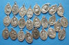 ASSORTMENT OF FEMALE SAINTS MEDALS-pull 1 each of 25 Female Saints Medals--NO CHARMS OR RELICS